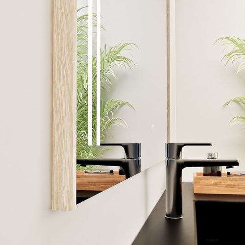 Fluvia QUADRO Mirror with Integrated LED Lighting - ROVALUX