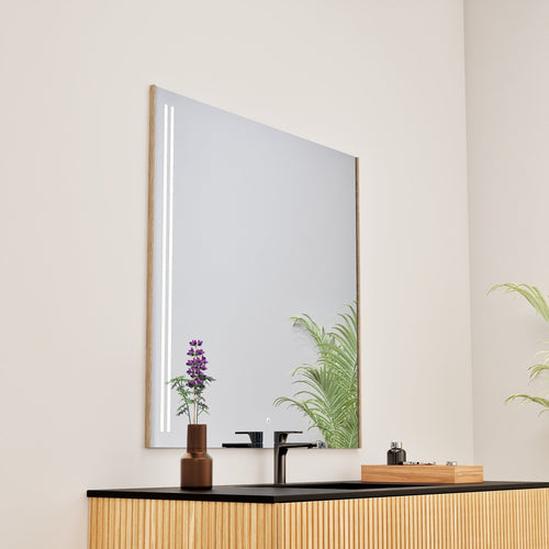 Fluvia QUADRO Mirror with Integrated LED Lighting - ROVALUX