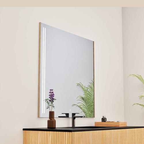 Fluvia QUADRO Mirror with Integrated LED Lighting - ROVALUX