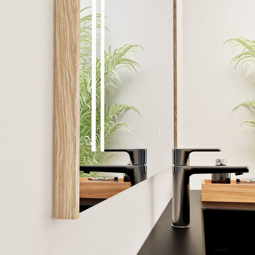 Fluvia QUADRO Mirror with Integrated LED Lighting - ROVALUX