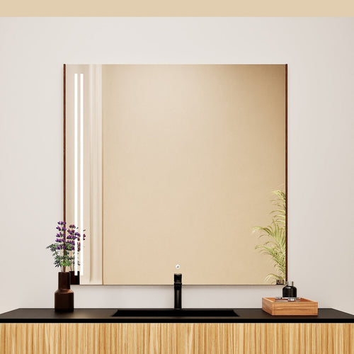 Fluvia QUADRO Mirror with Integrated LED Lighting - ROVALUX