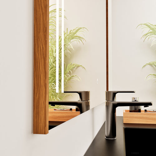 Fluvia QUADRO Mirror with Integrated LED Lighting - ROVALUX
