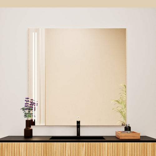Fluvia QUADRO Mirror with Integrated LED Lighting - ROVALUX