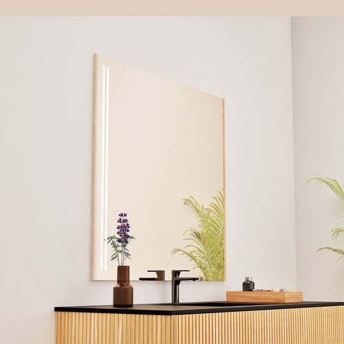 Fluvia QUADRO Mirror with Integrated LED Lighting - ROVALUX