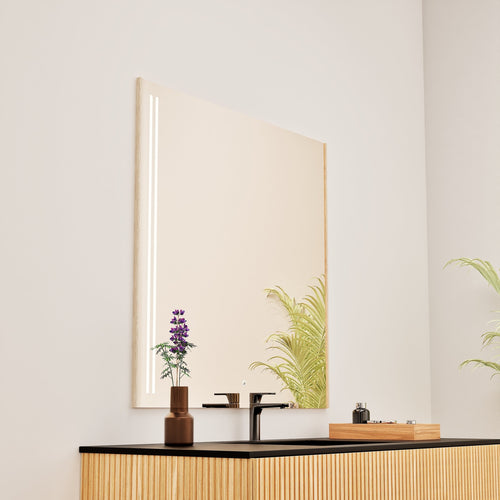 Fluvia QUADRO Mirror with Integrated LED Lighting - ROVALUX