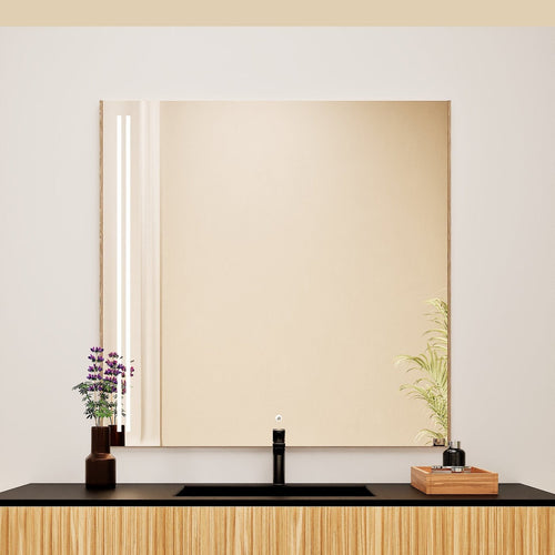 Fluvia QUADRO Mirror with Integrated LED Lighting - ROVALUX