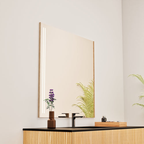 Fluvia QUADRO Mirror with Integrated LED Lighting - ROVALUX