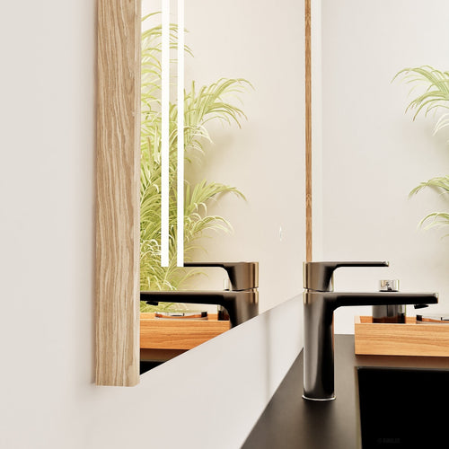 Fluvia QUADRO Mirror with Integrated LED Lighting - ROVALUX