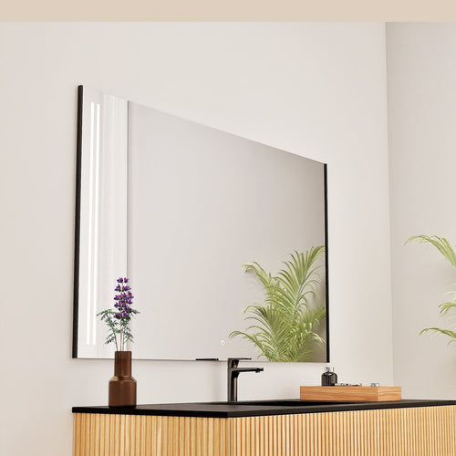 Fluvia RECTO Mirror with Integrated LED Lighting - ROVALUX