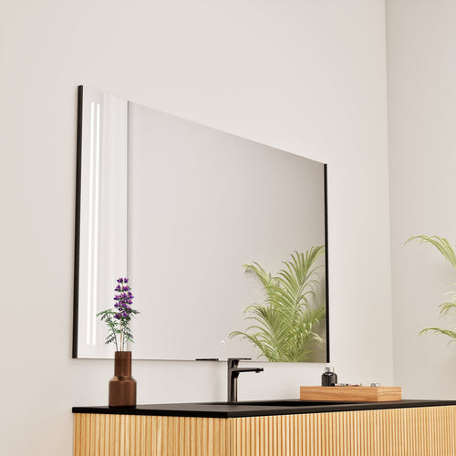 Fluvia RECTO Mirror with Integrated LED Lighting - ROVALUX