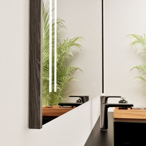Fluvia RECTO Mirror with Integrated LED Lighting - ROVALUX