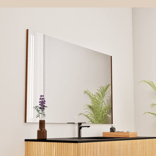 Fluvia RECTO Mirror with Integrated LED Lighting - ROVALUX