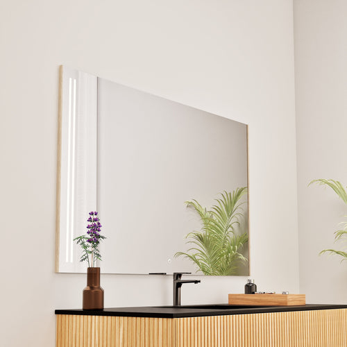 Fluvia RECTO Mirror with Integrated LED Lighting - ROVALUX