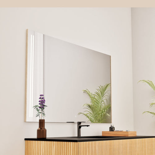 Fluvia RECTO Mirror with Integrated LED Lighting - ROVALUX