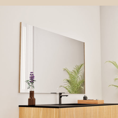 Fluvia RECTO Mirror with Integrated LED Lighting - ROVALUX