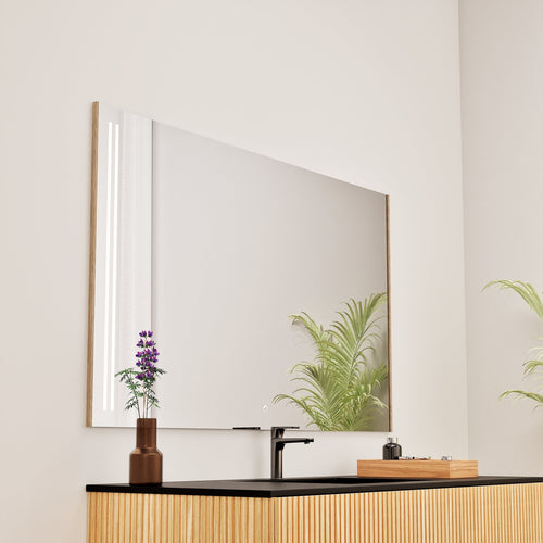 Fluvia RECTO Mirror with Integrated LED Lighting - ROVALUX