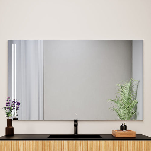 Fluvia RECTO Mirror with Integrated LED Lighting - ROVALUX