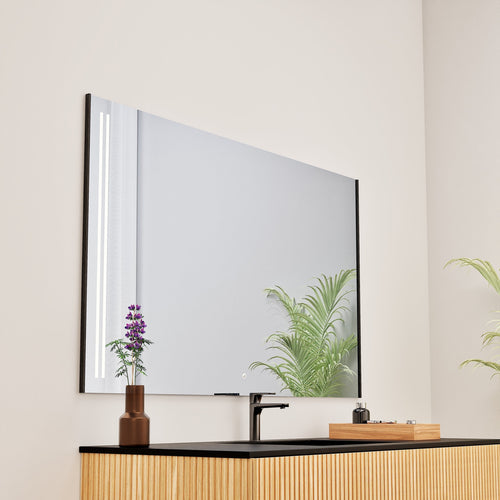 Fluvia RECTO Mirror with Integrated LED Lighting - ROVALUX