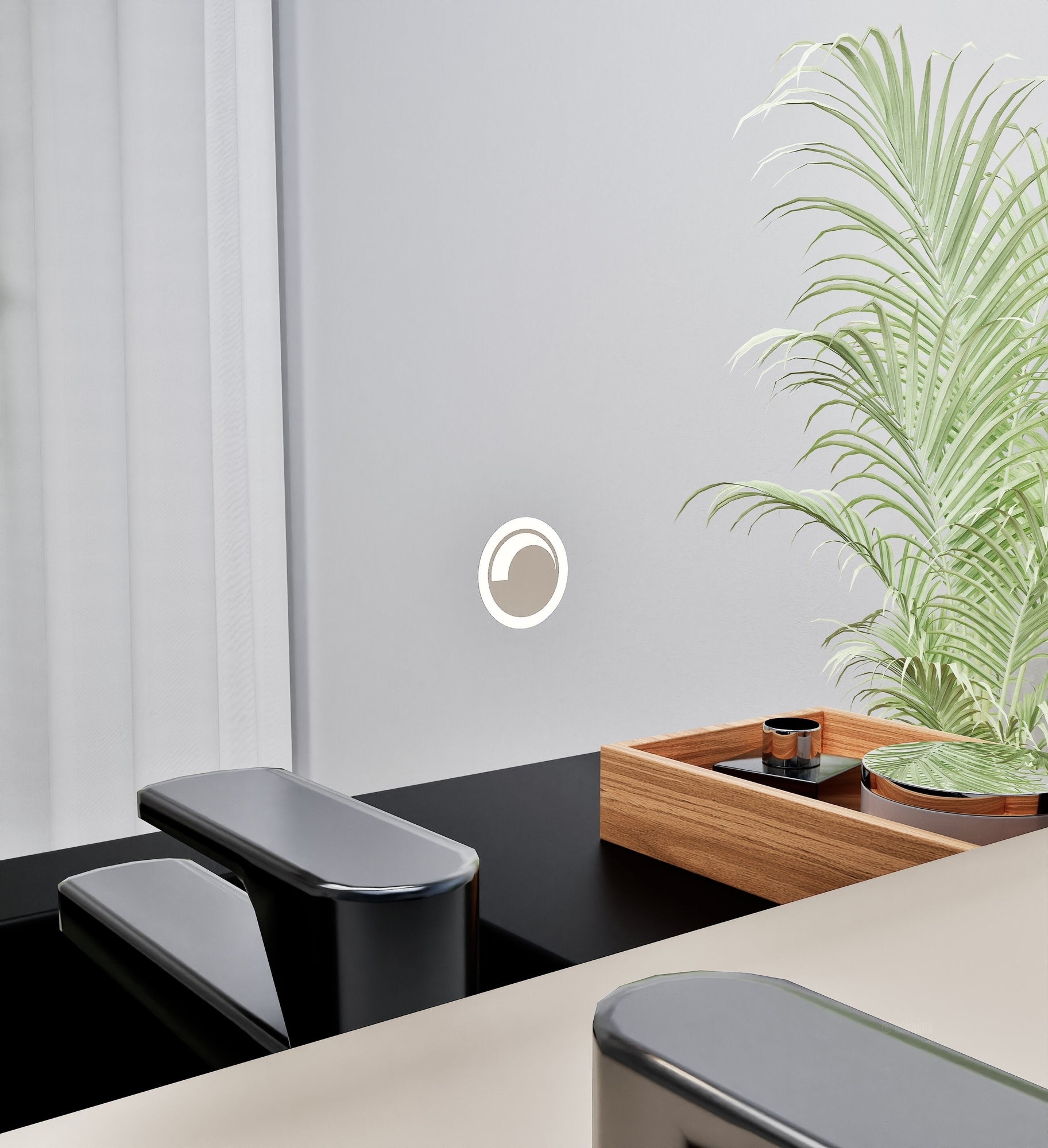 Fluvia RECTO Mirror with Integrated LED Lighting - ROVALUX