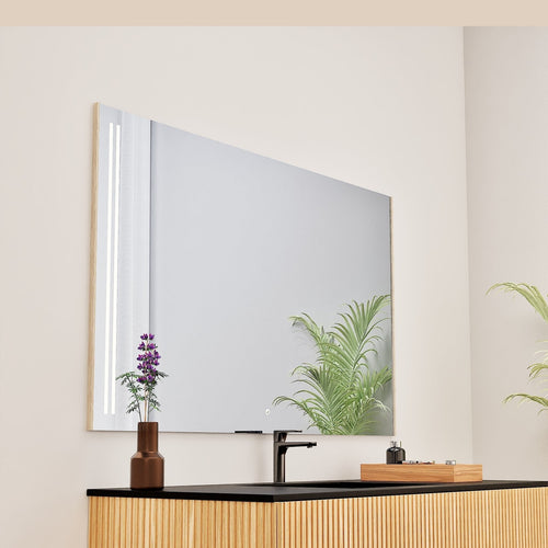 Fluvia RECTO Mirror with Integrated LED Lighting - ROVALUX