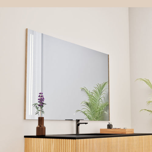 Fluvia RECTO Mirror with Integrated LED Lighting - ROVALUX