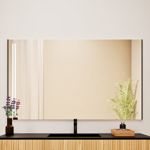 Fluvia RECTO Mirror with Integrated LED Lighting - ROVALUX
