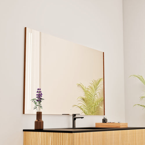 Fluvia RECTO Mirror with Integrated LED Lighting - ROVALUX