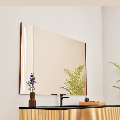 Fluvia RECTO Mirror with Integrated LED Lighting - ROVALUX