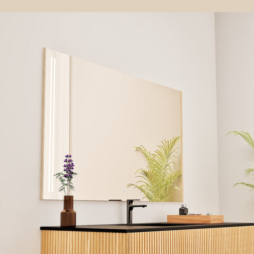 Fluvia RECTO Mirror with Integrated LED Lighting - ROVALUX