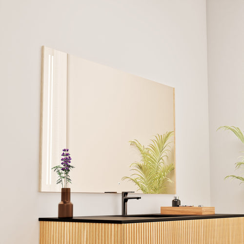 Fluvia RECTO Mirror with Integrated LED Lighting - ROVALUX