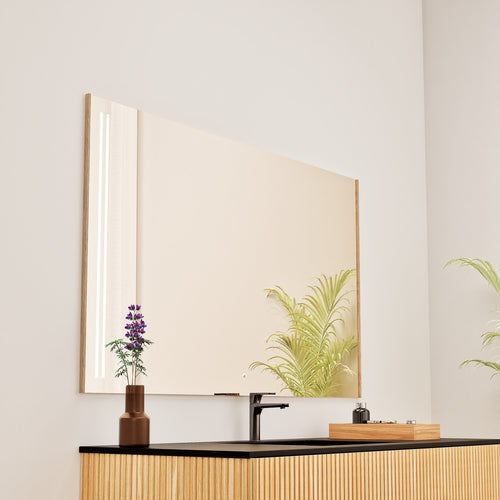 Fluvia RECTO Mirror with Integrated LED Lighting - ROVALUX