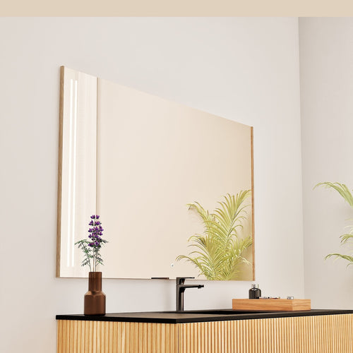 Fluvia RECTO Mirror with Integrated LED Lighting - ROVALUX
