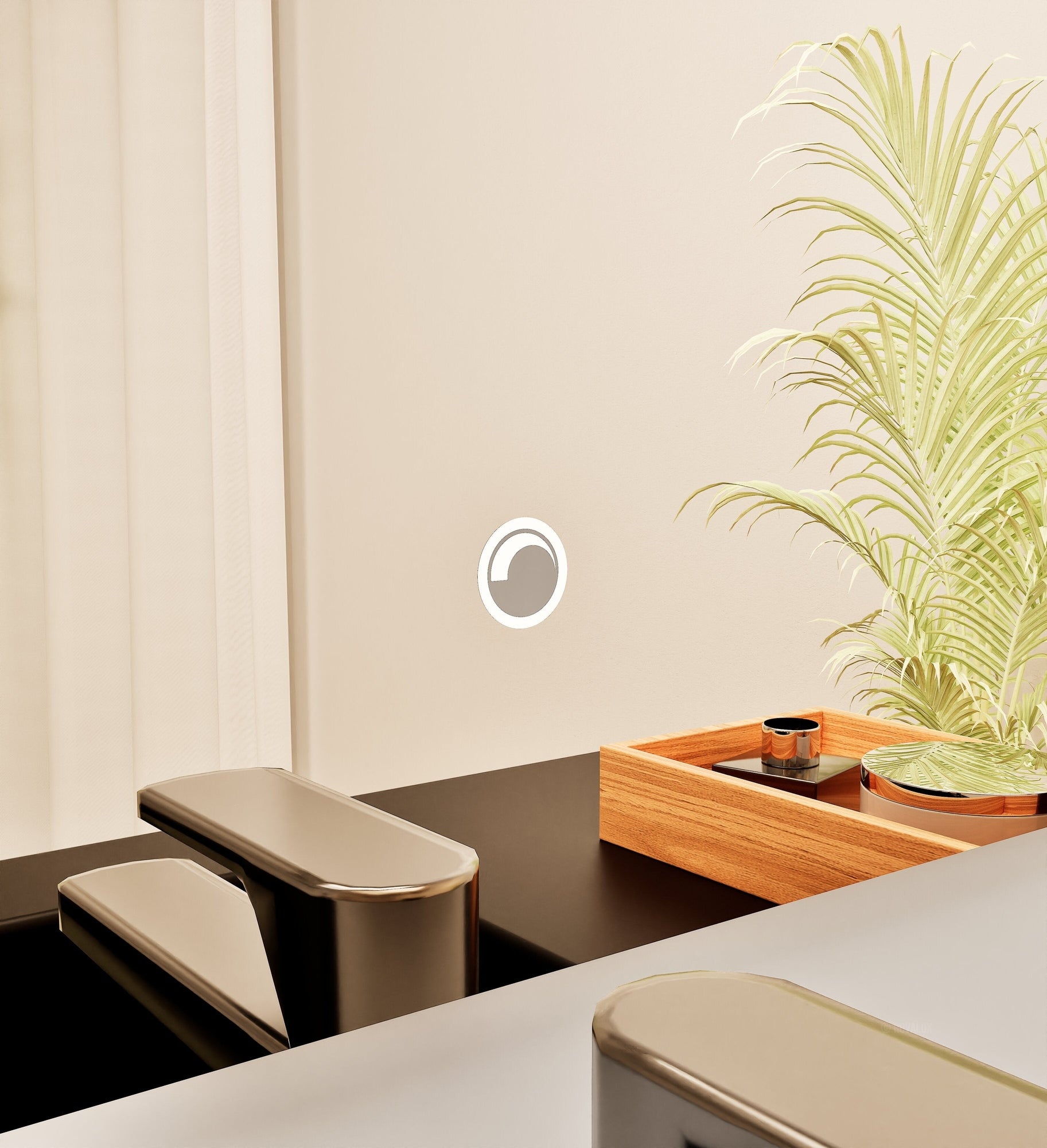 Fluvia RECTO Mirror with Integrated LED Lighting - ROVALUX