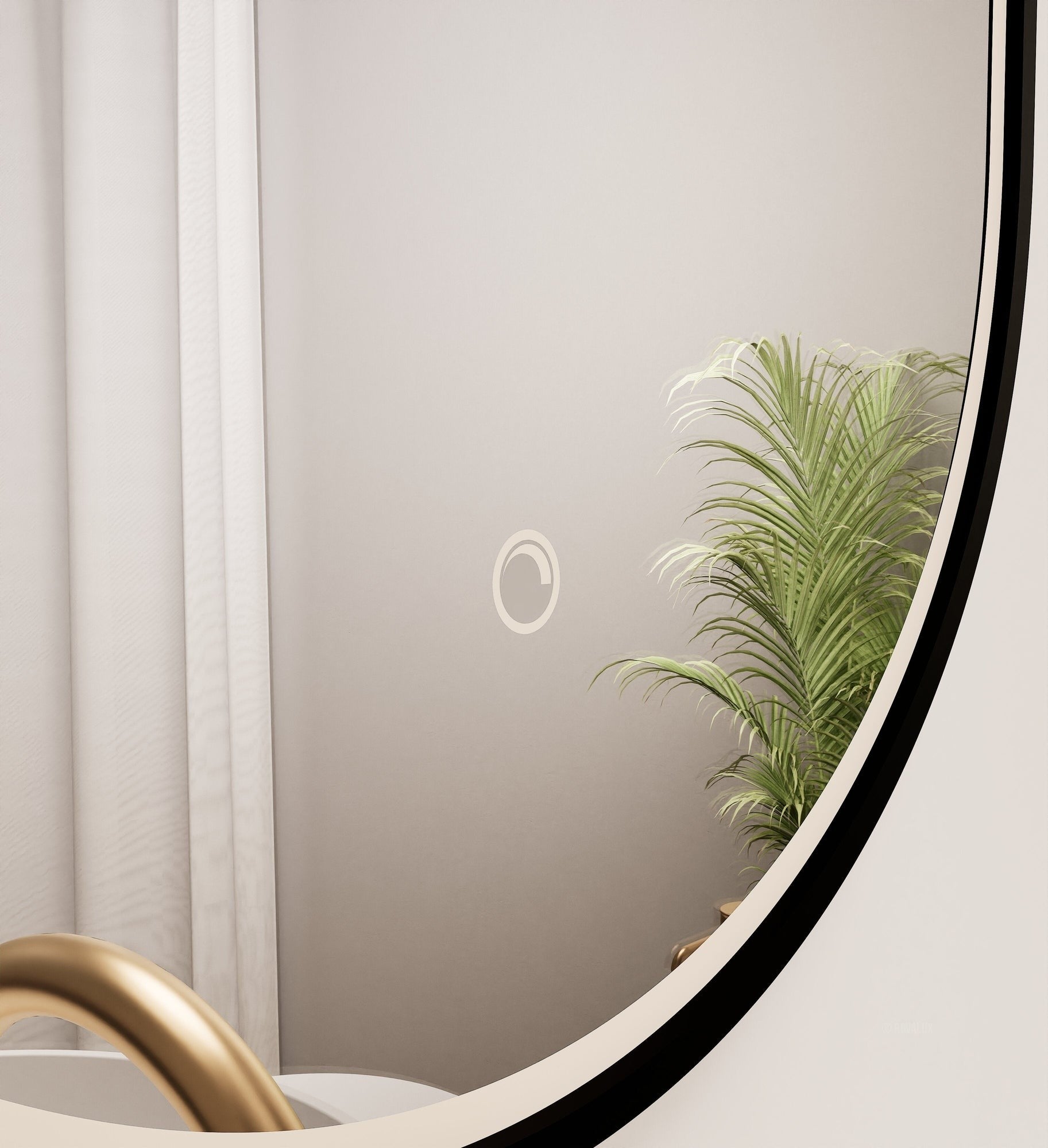 Serenia Evalo Mirror with Integrated LED Lighting - ROVALUX