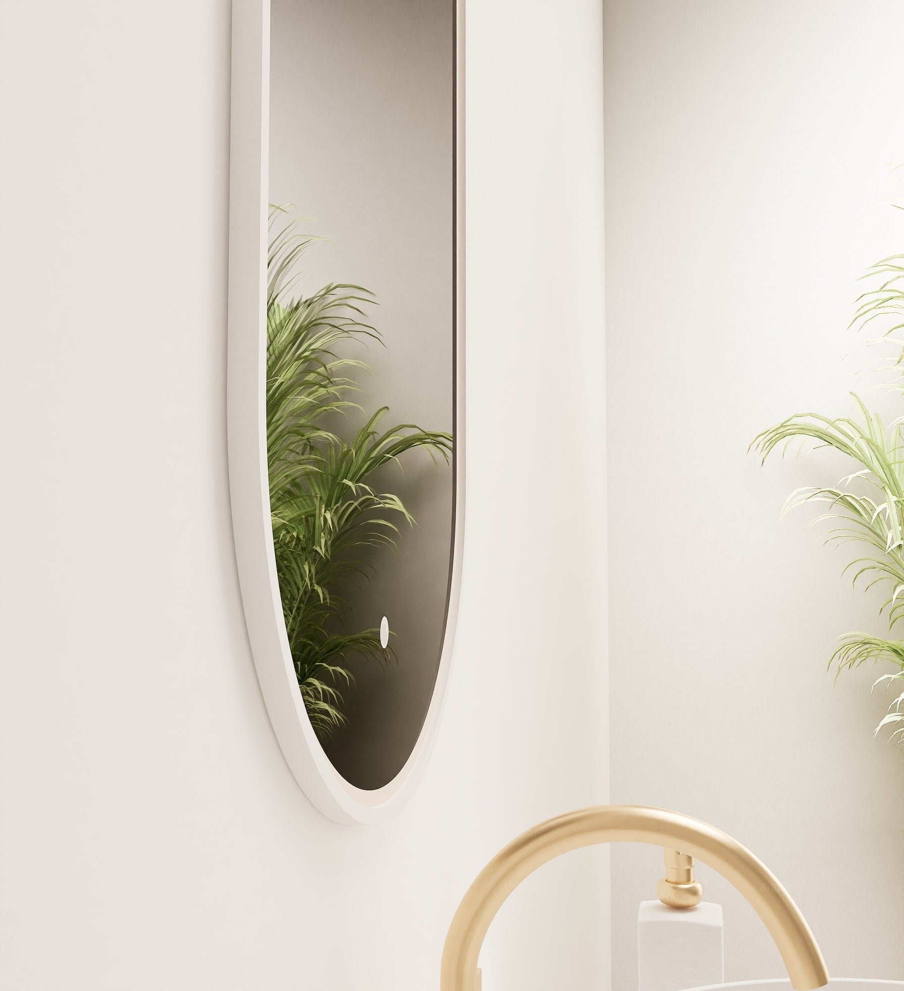 Serenia Evalo Mirror with Integrated LED Lighting - ROVALUX