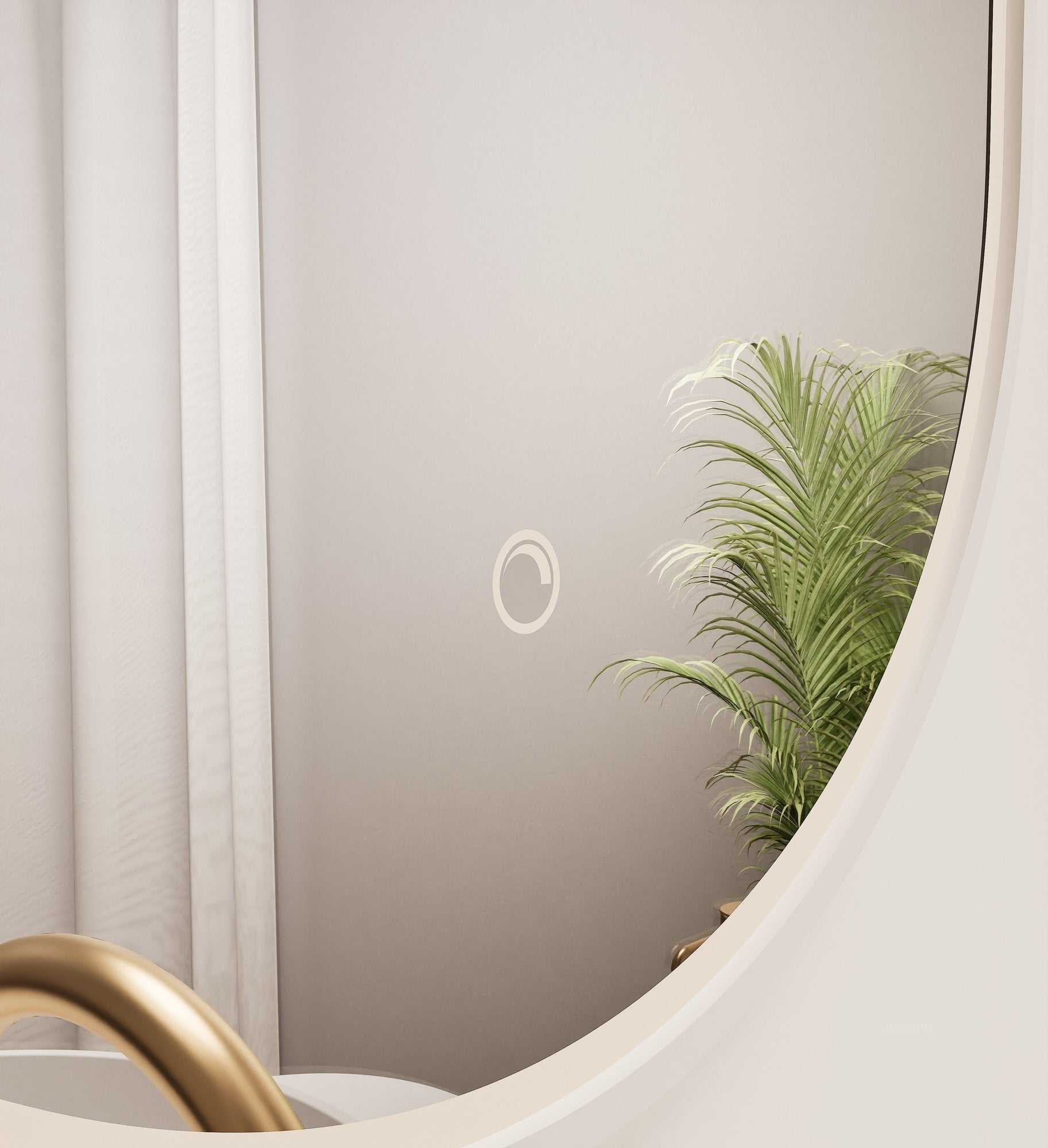 Serenia Evalo Mirror with Integrated LED Lighting - ROVALUX