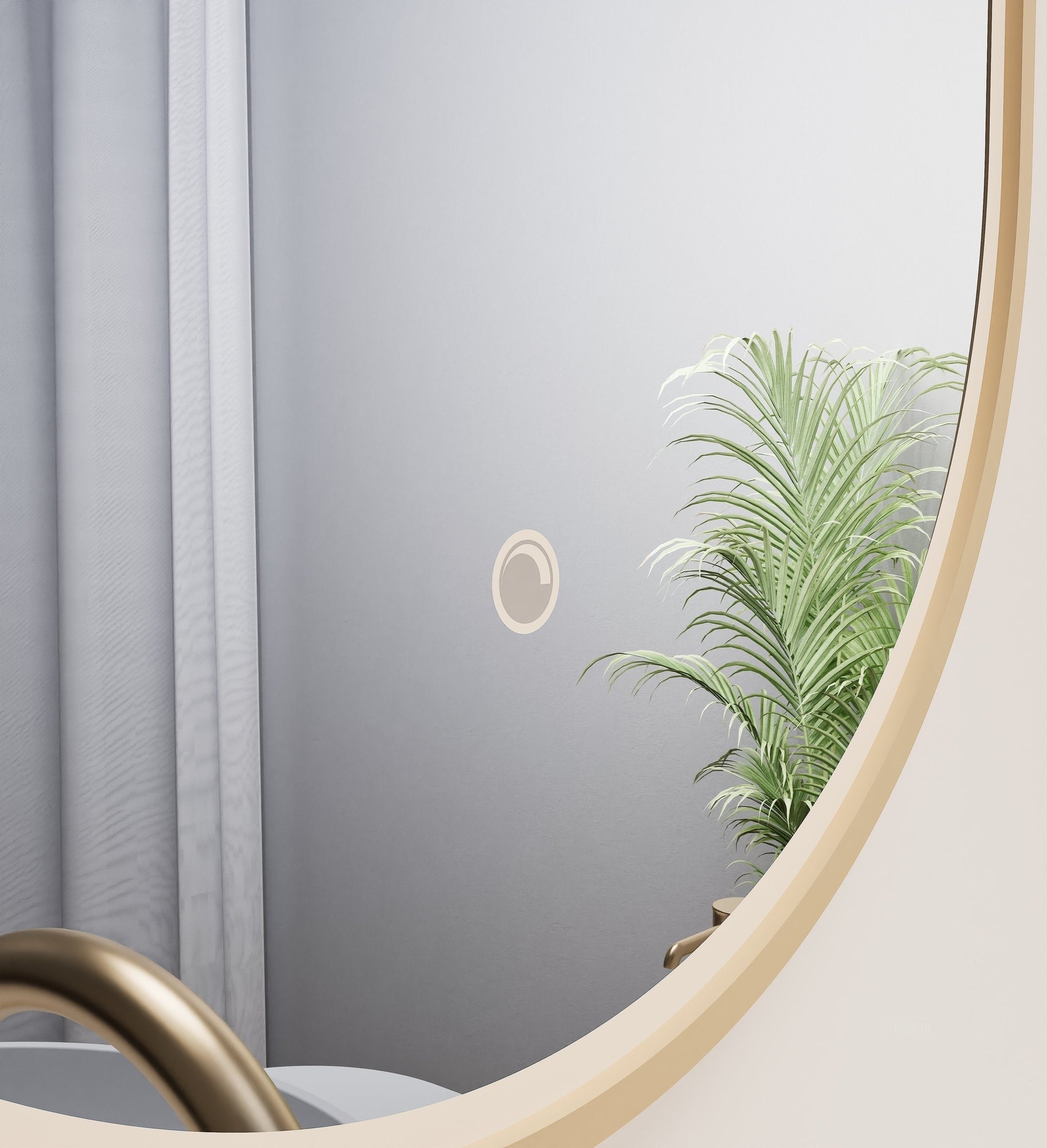 Serenia Evalo Mirror with Integrated LED Lighting - ROVALUX