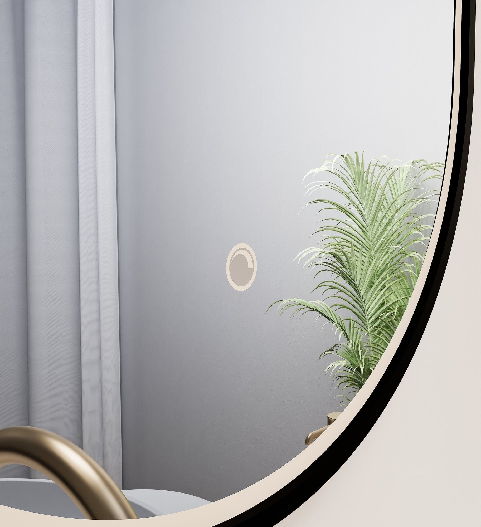 Serenia Evalo Mirror with Integrated LED Lighting - ROVALUX