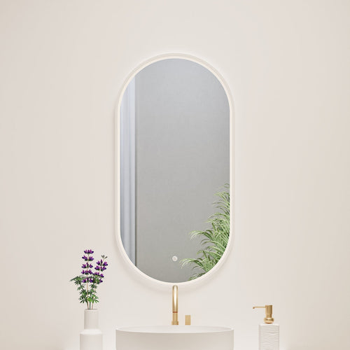 Serenia Evalo Mirror with Integrated LED Lighting - ROVALUX