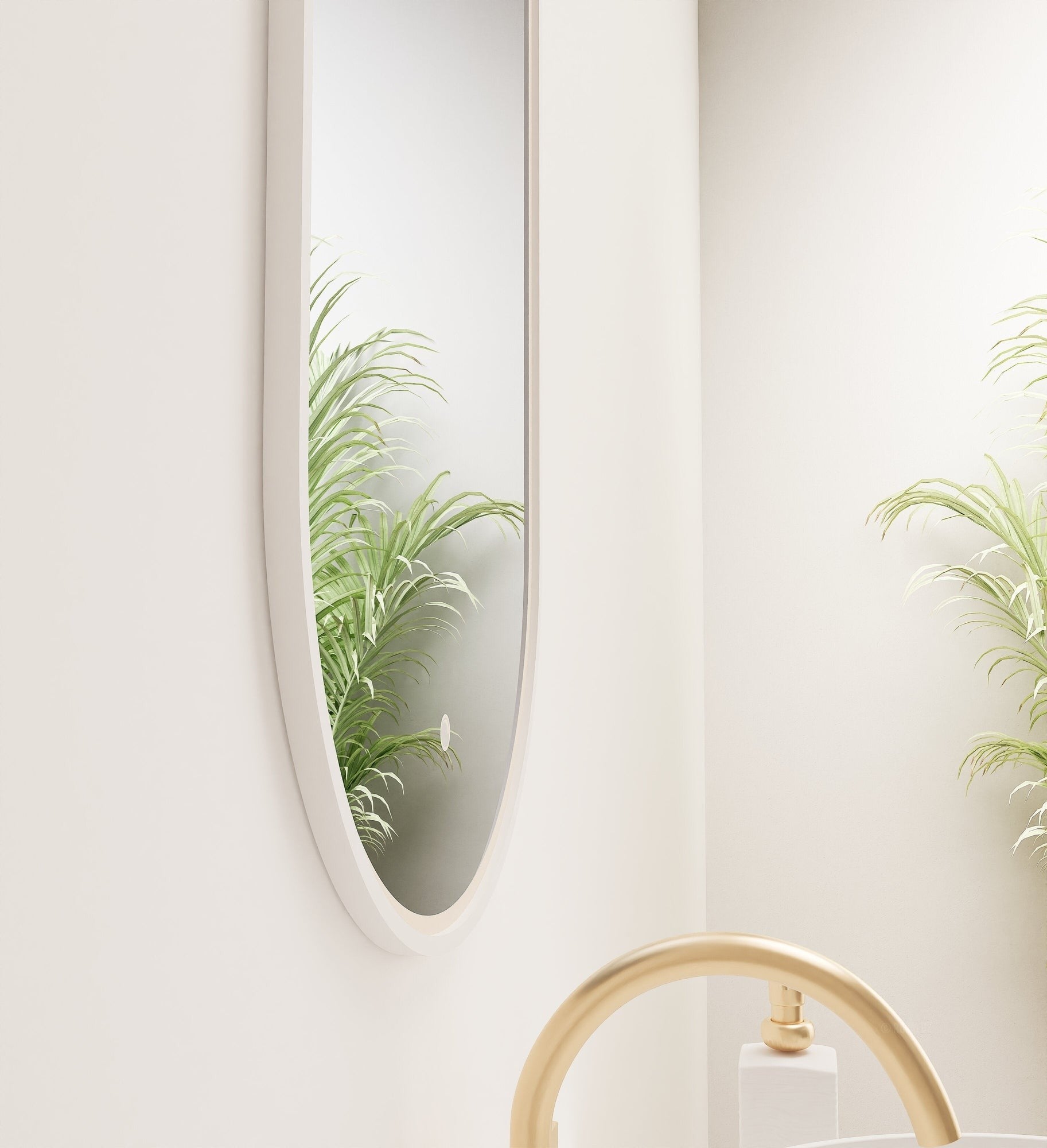 Serenia Evalo Mirror with Integrated LED Lighting - ROVALUX