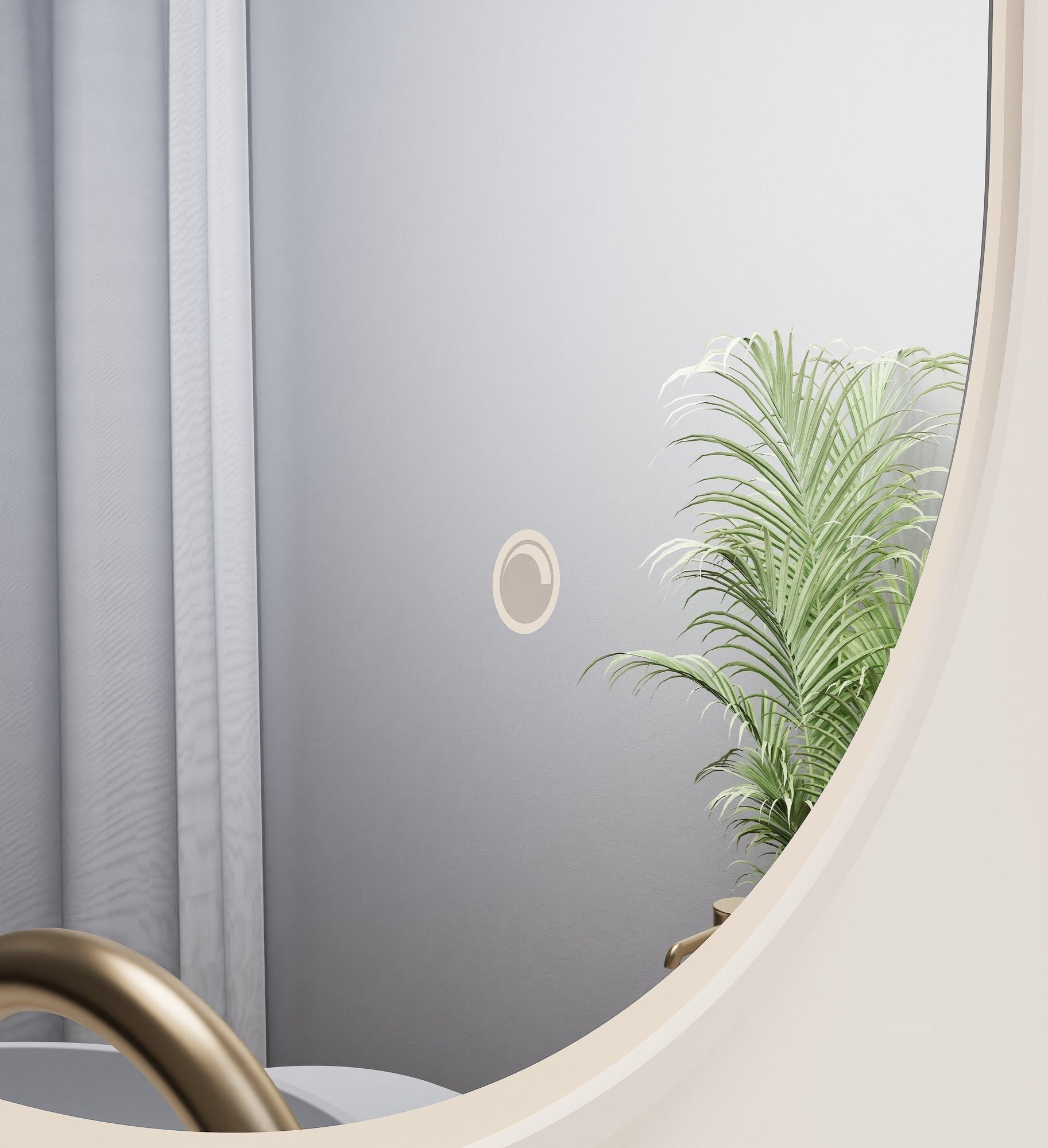 Serenia Evalo Mirror with Integrated LED Lighting - ROVALUX