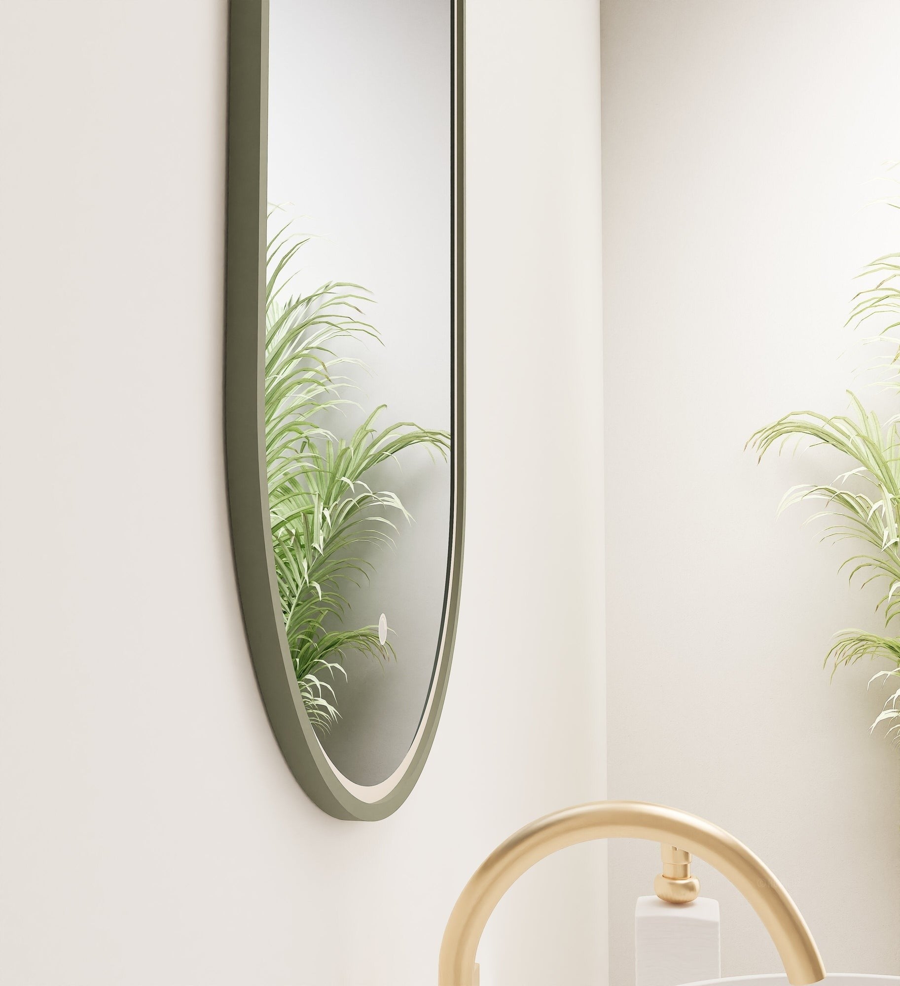 Serenia Evalo Mirror with Integrated LED Lighting - ROVALUX