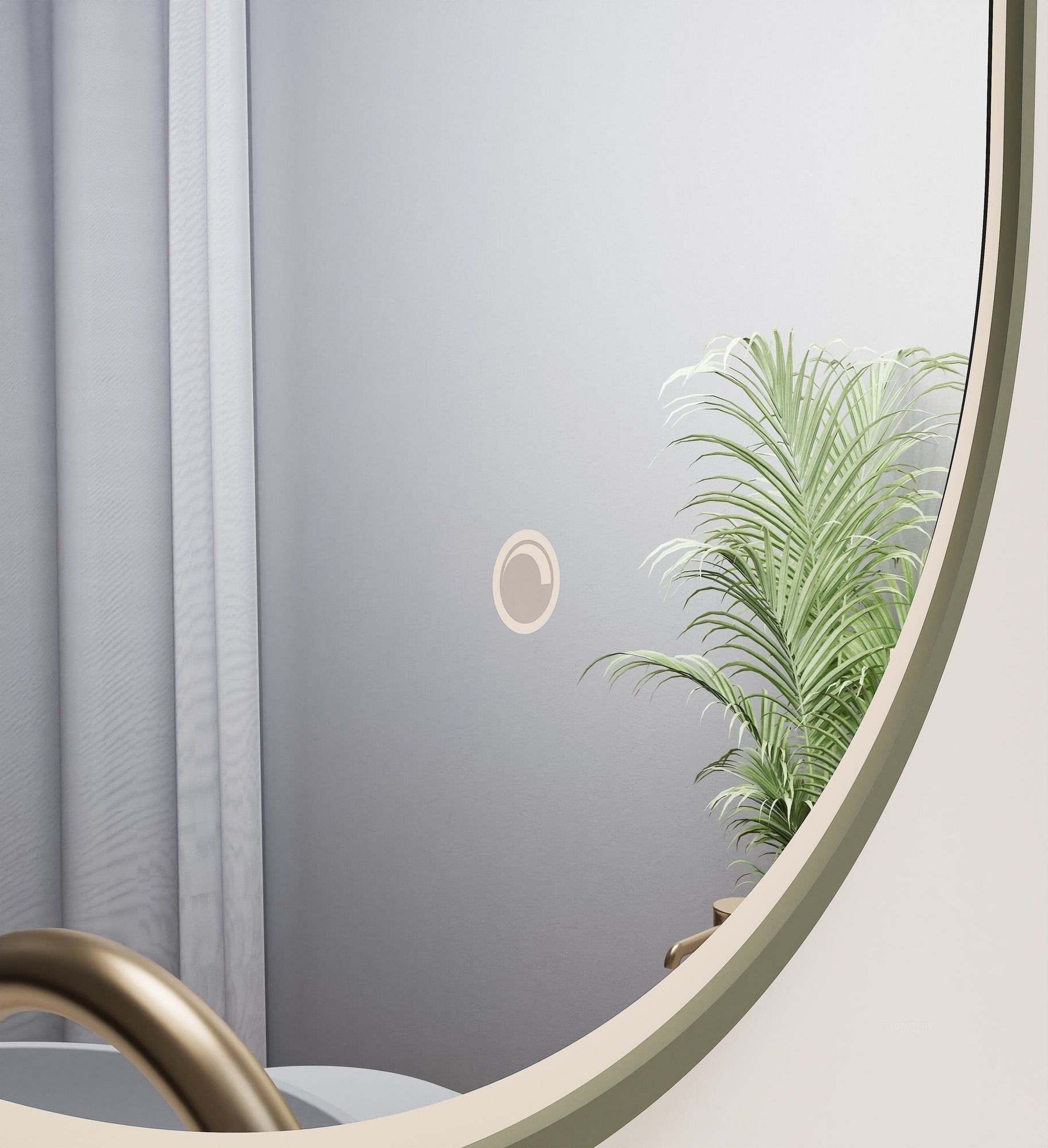 Serenia Evalo Mirror with Integrated LED Lighting - ROVALUX