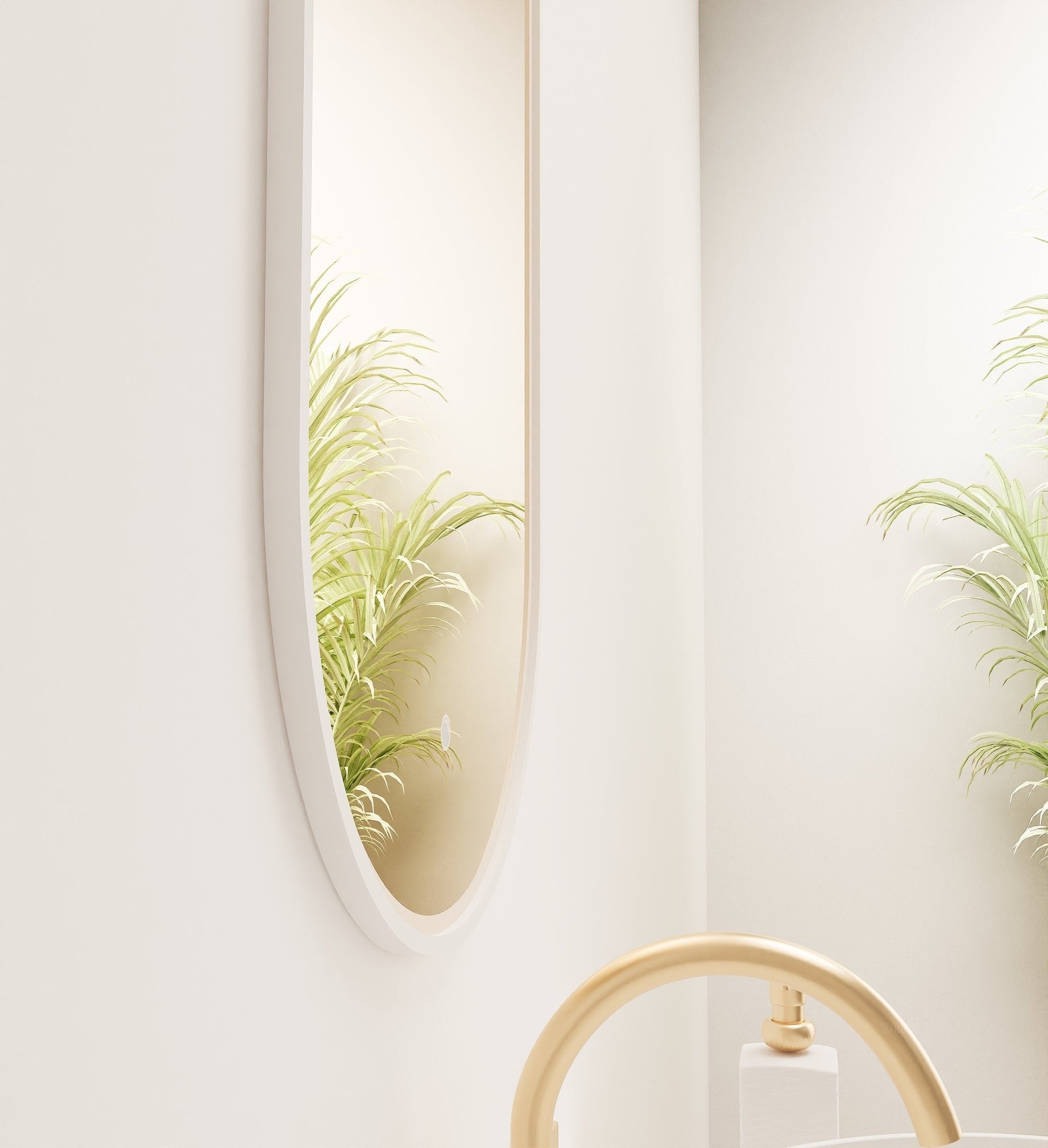 Serenia Evalo Mirror with Integrated LED Lighting - ROVALUX
