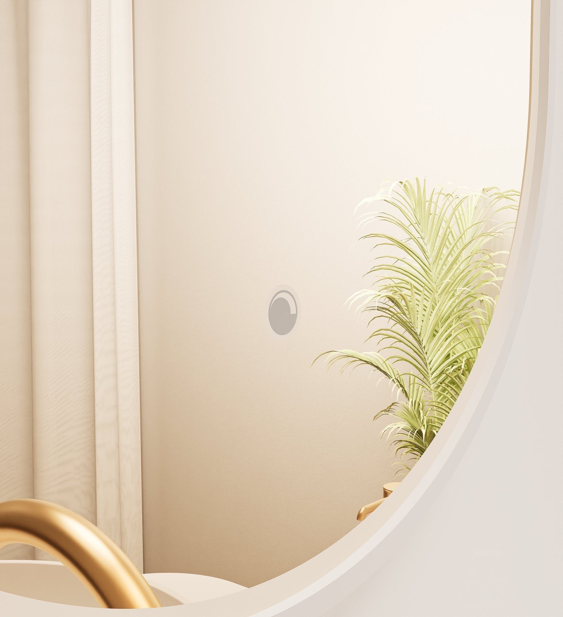 Serenia Evalo Mirror with Integrated LED Lighting - ROVALUX