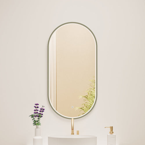 Serenia Evalo Mirror with Integrated LED Lighting - ROVALUX