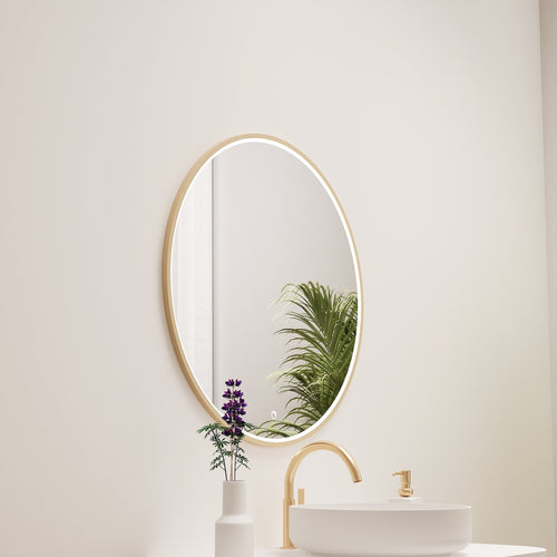 Serenia Luno Mirror with Integrated LED Lighting - ROVALUX