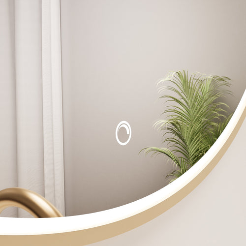 Serenia Luno Mirror with Integrated LED Lighting - ROVALUX
