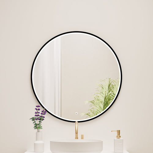 Serenia Luno Mirror with Integrated LED Lighting - ROVALUX