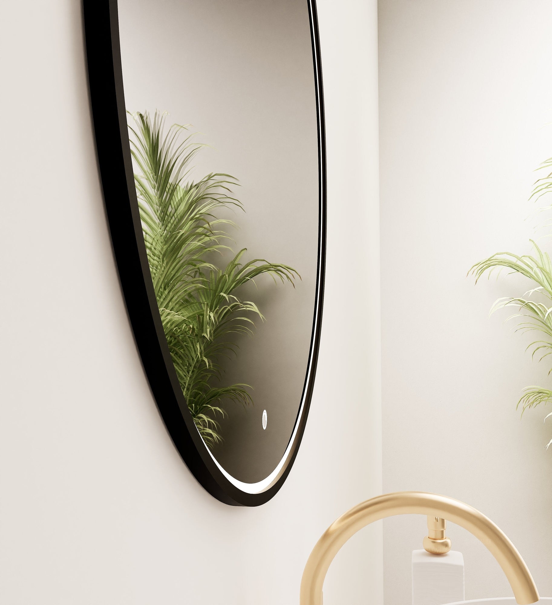Serenia Luno Mirror with Integrated LED Lighting - ROVALUX